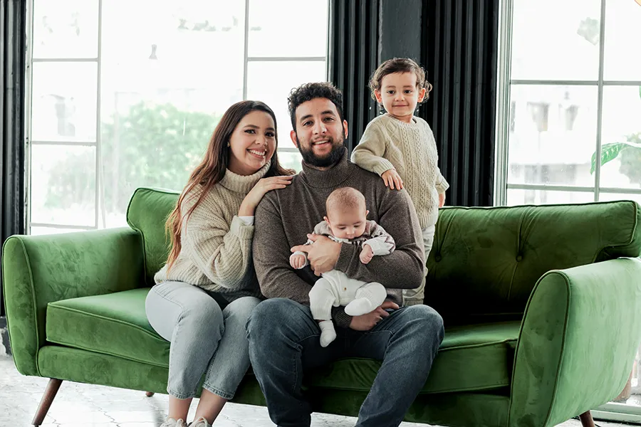 young immigrant family seeking legal advice